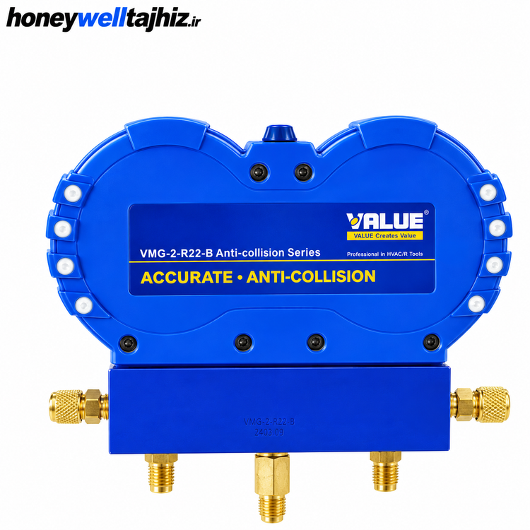 منیفولد گیج دوقلو ولئو مدل VMG-2-R22-B