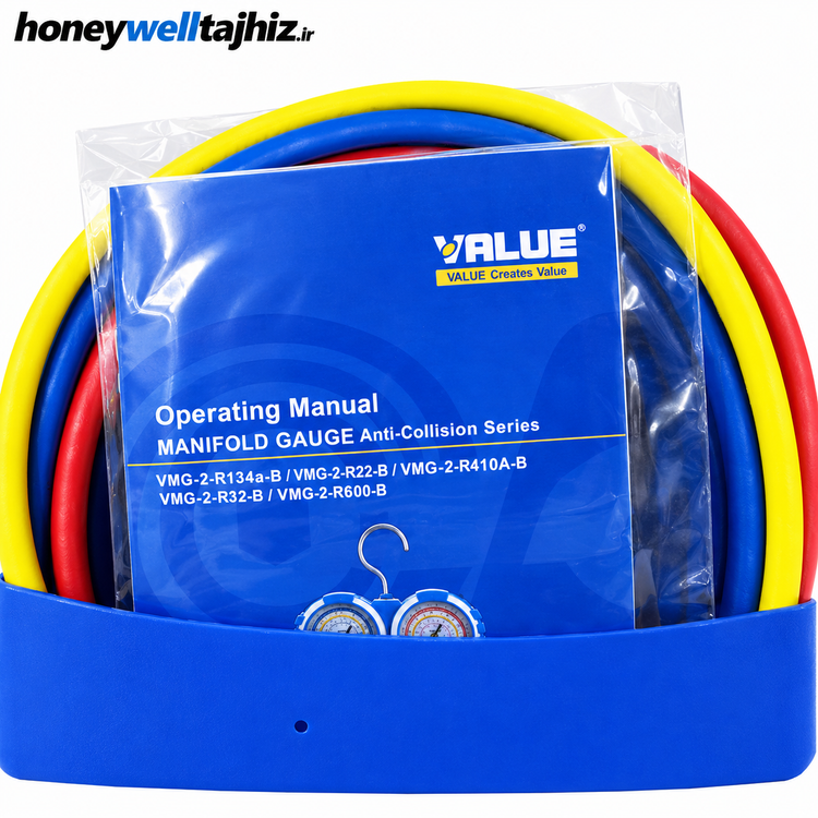 منیفولد گیج دوقلو ولئو مدل VMG-2-R22-B