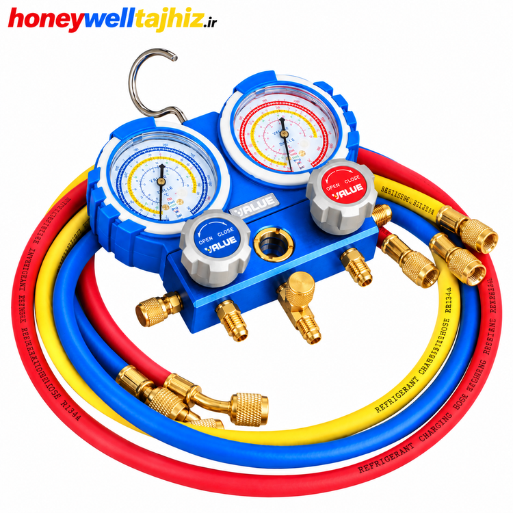منیفولد گیج دوقلو ولئو مدل VMG-2-R410A-B