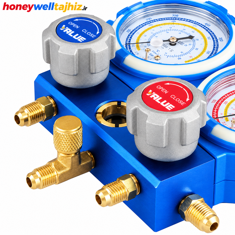 منیفولد گیج دوقلو ولئو مدل VMG-2-R410A-B