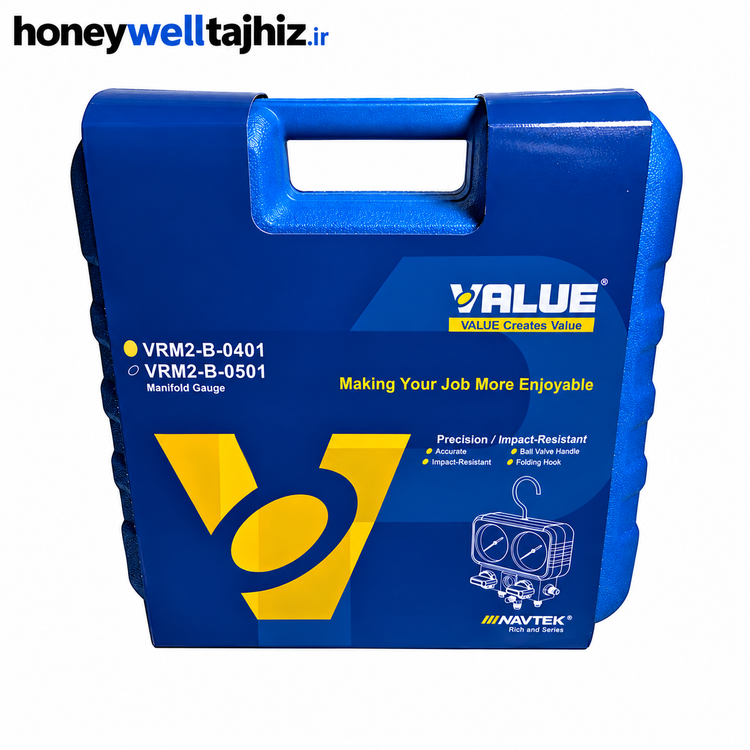 منیفولد گیج دوقلو ولئو مدل VRM-2-B0401