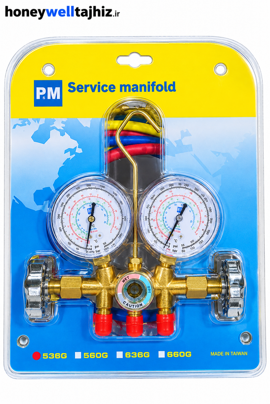 گیج دوقلو برند پی ام P&M مدل 536G