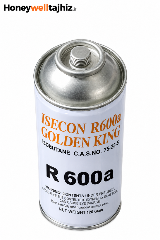 گاز R600a گلدن کینگ ایسکون 120 گرمی خالص